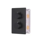 MIXER TERMOSTATICO TRES FUNCIONES PARA DUCHA SUPREME NEGRO QM 14.800.1008B