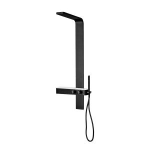 TORRE DE DUCHA CON MIXER Y DUCHA DE MANO SUPREME NEGRO QM 14.800.1020B